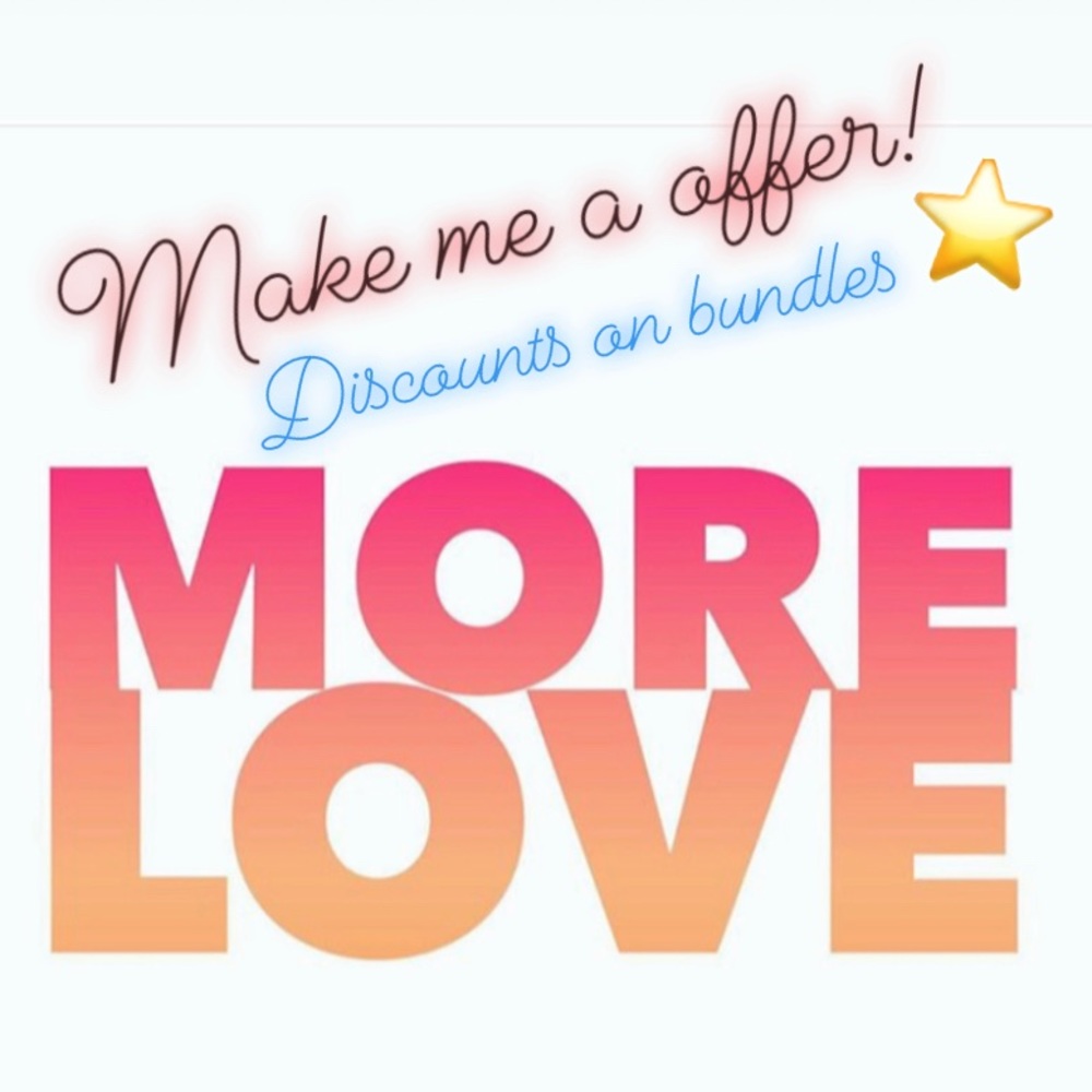 Make me an offer! I ❤️ to bargain and bundles ⚡️